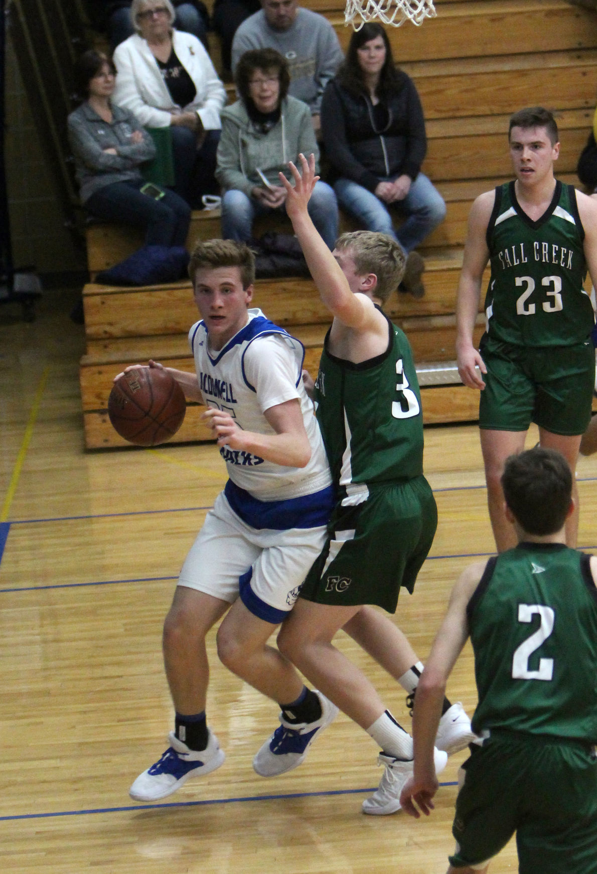 Fall Creek at McDonell boys basketball 12-14-18